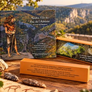 Livre  "Nouka fille du Bau de l'Aubésier"