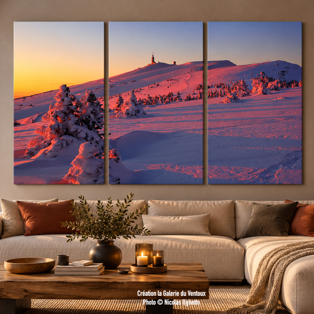 Photographie de paysage du Mont Ventoux