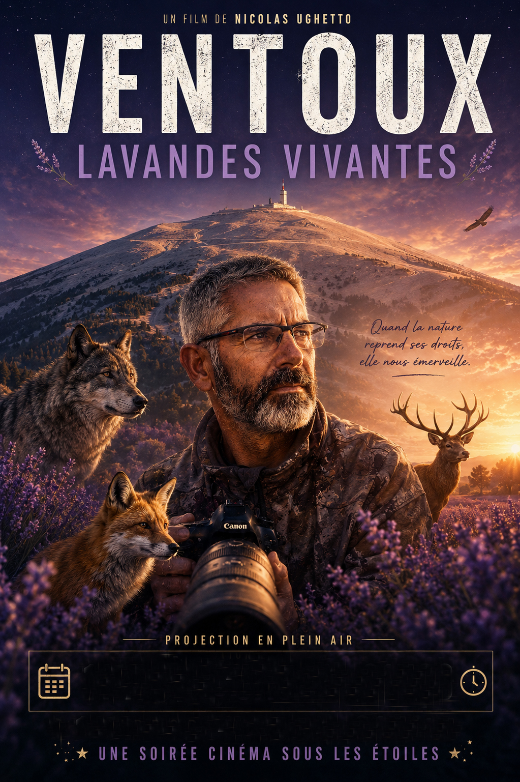 Affiche du film Ventoux Lavandes vivantes de Nicolas Ughetto